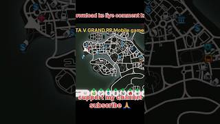 GTA V GRAND RP 😱 in mobile phone 😱 download Grand RP 🧐 gtav grandrpgta5 tendingsongs [upl. by Nyrtak968]