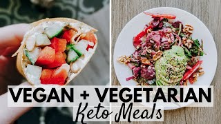 VEGANVEGETARIANPESCATARIAN KETO  What I Ate Week 1  KETOTARIAN DIET [upl. by Iel40]