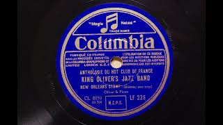 KING OLIVERS JAZZ BAND  New Orleans stomp  1923 [upl. by Aehsrop]