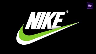 How to Make Nike Logo Animation in After Effects  AE Tutorial 2024 [upl. by Yenruogis]