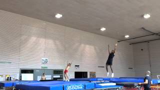 Swiss Trampoline Team training for World Cups [upl. by Nesbitt870]