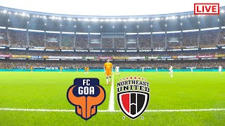 ISL LIVE match FC Goa vs NorthEast United FCtoday  Indian Super League isl2024 [upl. by Aivizt]