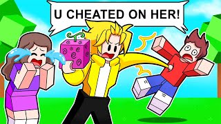 I Confronted My Friends Cheating Boyfriend in Blox Fruits Roblox Blox Fruits [upl. by Oech]