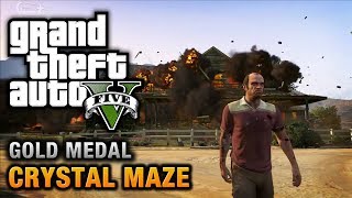 GTA 5  Mission 20  Crystal Maze 100 Gold Medal Walkthrough [upl. by Oinotla73]