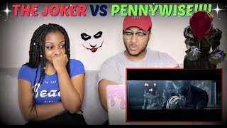 Pennywise IT vs The Joker  Battle Of The Clowns By Mightyracoon REACTION [upl. by Eimorej456]