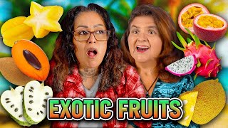 Mexican Moms try the WEIRDEST fruit [upl. by Blayne]