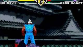 Mugen  Ice Gouki Vs Boss Sagat [upl. by Ursula]