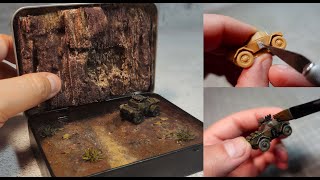 Post Apocalyptic War Machine Mini Diorama Miniature Diorama [upl. by Lenra]