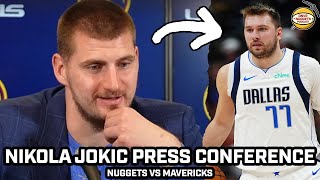 Nikola Jokic on Evaluating His Game After MOSTER 371815 Game vs Mavs [upl. by Yelwah]