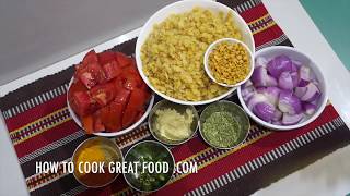 Tomato Coconut Lentil Recipe  Vegan [upl. by Sirk]