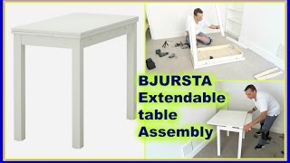 IKEA BJURSTA Extendable table [upl. by Papp]