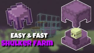 EASIEST amp BEST SHULKER FARM For Minecraft BedrockJava 121 [upl. by Westbrook]