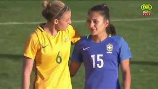 Australia Westfield Matildas vs Brazil WNT Highlight [upl. by Cornell]