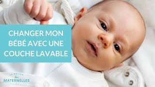 Changer mon bébé avec une couche lavable  La Maison des maternelles LMDM [upl. by Centonze97]