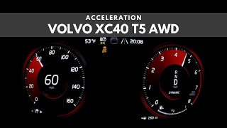 2020 Volvo XC40 T5 AWD  ACCELERATION [upl. by Rafter542]