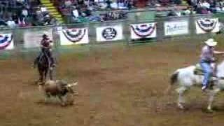 Team Roping Fort Worth stockyards [upl. by Pernick510]