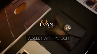 Leather Project Trifold Wallet DIY  FREE PATTERN [upl. by Eboh97]