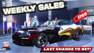 GTA 5 Online WEEKLY UPDATE  FREE CARS CARS TO BUY Rare Cars  SALES  NEW MOD Assault on ATT16 [upl. by Tirma947]