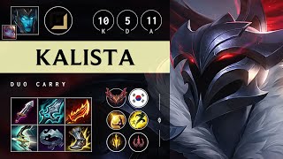 Kalista ADC vs Aphelios Dominating  KR Grandmaster Patch 1421 [upl. by Sirak]