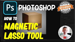 Photoshop How To Use Magnetic Lasso Tool [upl. by Ronnholm]