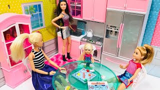 Barbie Chelsea Skipper Stacie Day Routine [upl. by Sung]