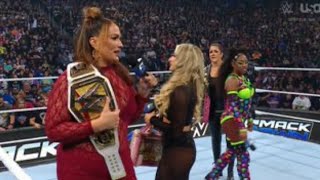 WWE Friday Night SmackDown 91324 Bayley amp Naomi Challenges Nia Jax  Full Review [upl. by Ahsieym754]