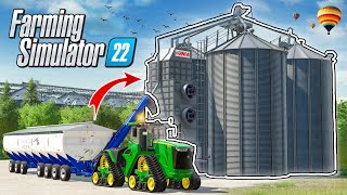 TRY To FILL GIANTS SILO with AUGER WAGON In FS22  FS22  TIMELAPSE [upl. by Ginelle]