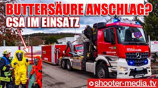 ❓ BUTTERSÄURE ANSCHLAG im CASINO ❓  🚒 ABC Einsatz mit CSA  1 Verletzter 🚒 [upl. by Antoinetta]