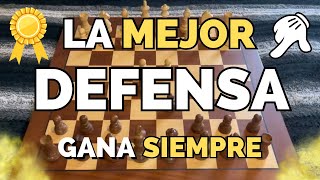 La MEJOR DEFENSA para GANAR en AJEDREZ con negras [upl. by Sammie]