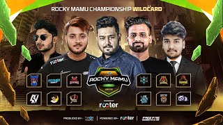 Rocky Mamu Championship  Wildcard  FT  Rocky And Rdx  The Mafias  Boss NonStop Gaming  Ug [upl. by Bassett]