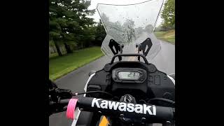 KLR 650 RUNNING ERRANDS IN THE RAIN HalfAssChappy [upl. by Amory157]