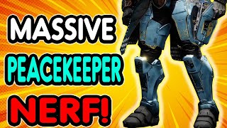 MASSIVE TITAN NERF ARE PEACEKEEPERS BAD NOW [upl. by Ribak566]