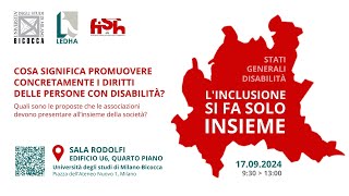 Stati generali della disabilità in Lombardia [upl. by Kiki767]