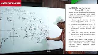 Kinematika Partikel Dua Dimensi  Bersama Marthen Kanginan part 9 [upl. by Anaujait]