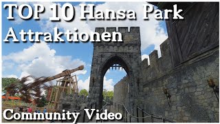 Top 10 Attraktionen im HansaPark 2020 Community Video [upl. by Atilol299]