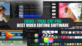 Best Video Editing  Software  EDIUS X  FCPX  Final Cut Pro   Comparison EDIUS VS FCPX  Hindi [upl. by Cherin]