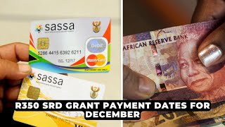 SASSA R350 SRD grant payments for December start on Monday  NEWS IN A MINUTE [upl. by Attezi]