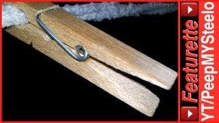 Wooden Clothespins For Line Drying amp Crafts Like Dolls or Reindeer Ornaments Sold in Bag Fulls [upl. by Ketti]