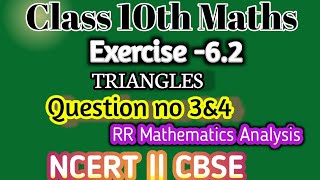 Class 10th Exercise 62  Math for class 10th  Ncert [upl. by Eibbed]