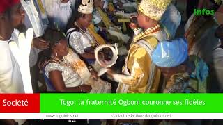 Togo la fraternité Ogboni couronne ses fidèles dans son temple dAvedji [upl. by Alyakcim]