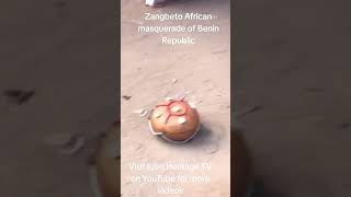 Zangbeto African Masquerade from Benin Republic agbatvspecial beninrepublic beninculture agbatv [upl. by Tacklind]