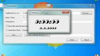 Run Program As DateRunAsDate [upl. by Negam]