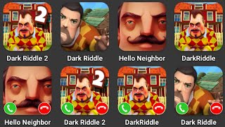 Hello Neighbor  Dark Riddle  Dark Riddle Classic  Hello Neighbor 3  Dark Riddle 2Dark GAME [upl. by Guinn]