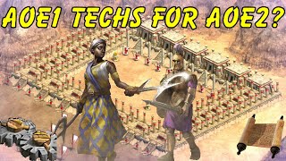 Top 5 AoE1 Technologies For AoE2 [upl. by Annez]