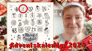 Adventskalender 2024  Türchen Nr 2  NailsbyLadyDesigner [upl. by Amadas406]