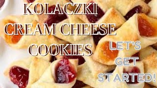 Kolaczki Cream Cheese Cookies  Kolaczki Cream Cheese Cookies Recipe  Bitrecipes [upl. by Adrianne566]