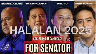 HALALAN 2025 Bato Dela Rosa Bong Go Philip Salvador at Jimmy Bondoc for Senator  halalan2025 [upl. by Josepha102]