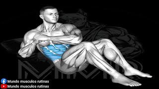 5 MIN AB WORKOUT  No Equipment  Mundo músculos rutinas [upl. by Odicalp]