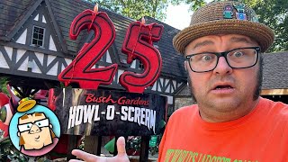 Busch Gardens Howl O Scream Rate amp Review  Walkthrough [upl. by Novihs31]