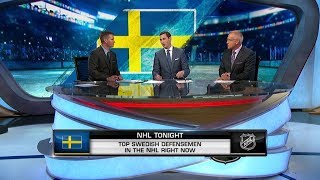 NHL Tonight Best Swedish defensemen in the NHL Aug 14 2019 [upl. by Solnit]